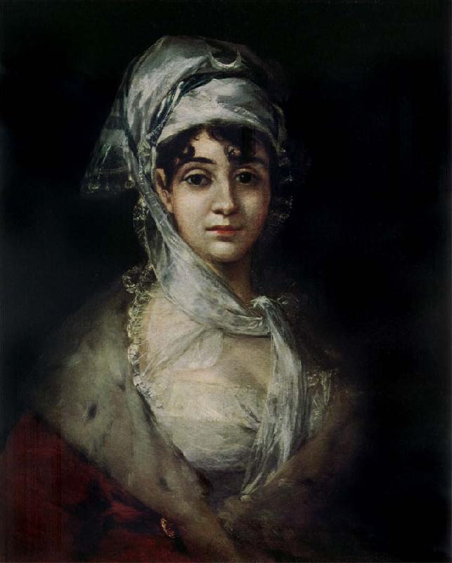 Francisco de goya y Lucientes Portrait of antonia zarate